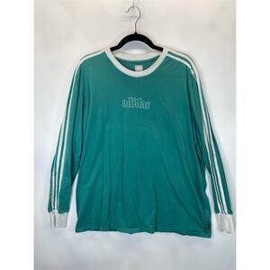 Adidas Originals Creston Long Sleeve T-Shirt Green White Men’s XL